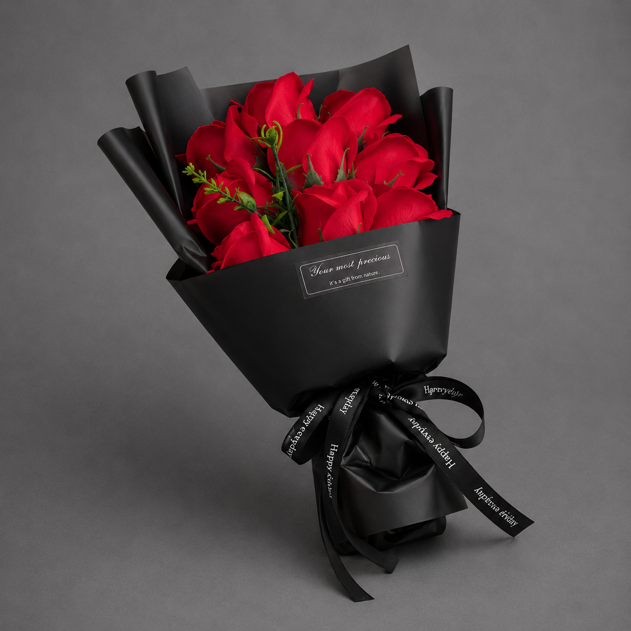 9 artificial roses