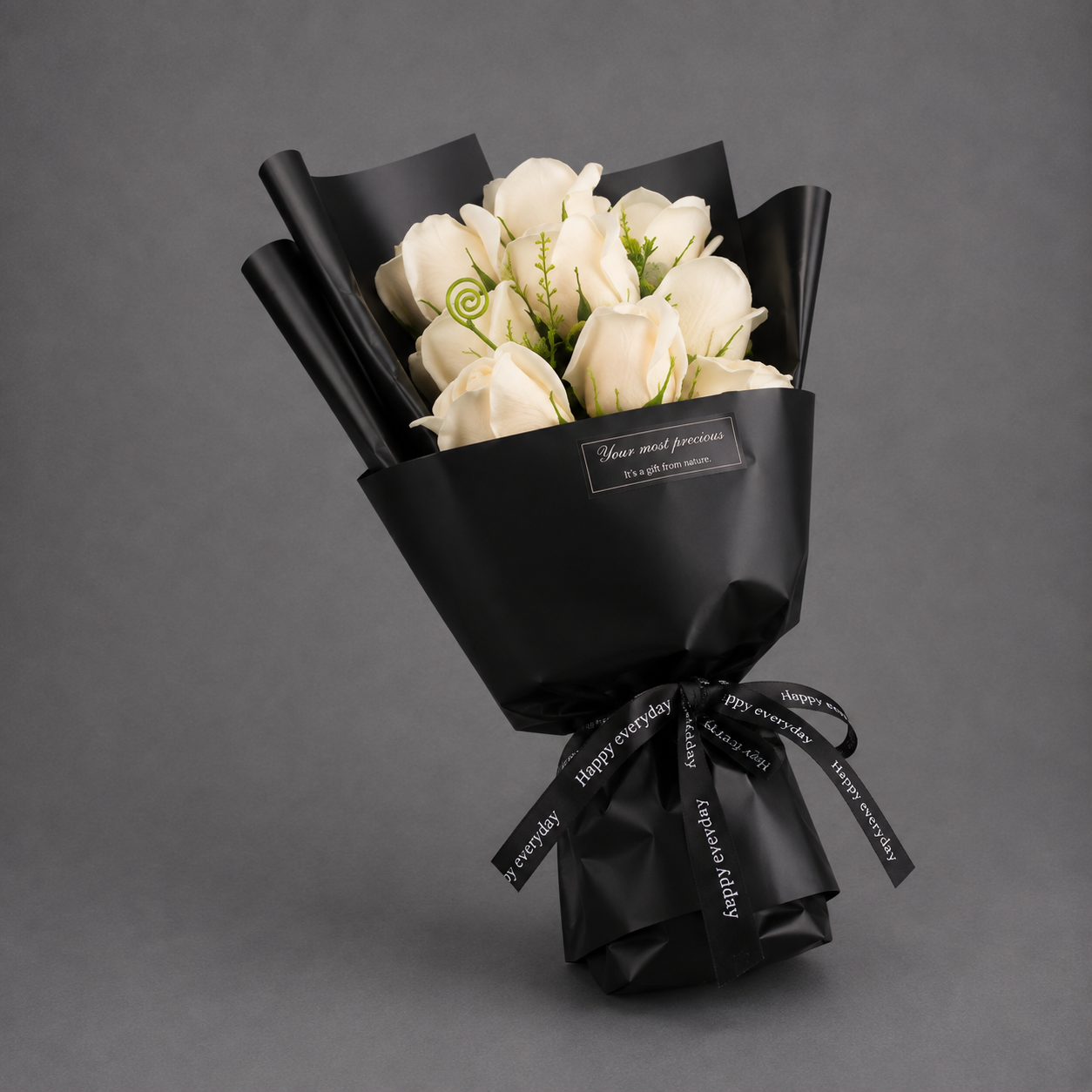 9 artificial roses